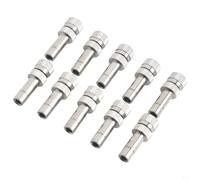 Buse de brouillard galvanisée rapide de 6 mm pour jardin, brumisateur d'eau fine pour serre, terrasse, pelouse, système d'irrigation extérieur, tête de pulvérisation en métal, kit de pièces de