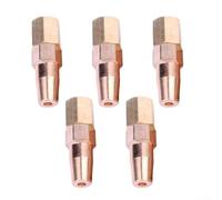 Buse de brûleur de soudage en laiton H01-6 pour construction métallique | Compatible avec H01-6, laiton solide, idéal pour un lot de 5 pour différentes tâches