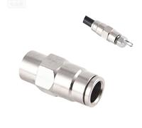 Buse de brumisation à verrouillage coulissant, 3/8 pouces, tés d'accouplement 10/24 UNC à connexion rapide 2pcs 1/8 quick-connect end top spray