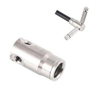 Buse de brumisation réglable en laiton, buse de brumisation 1/4" connecteur rapide haute pression 10/24 UNC 2pcs 120° quick-connect final double