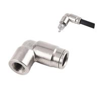 Buse de brumisation réglable en laiton, buse de brumisation 1/4" connecteur rapide haute pression 10/24 UNC 2pcs 1/8 quick-connect elbow plug