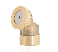 Buse de brumisation réglable en laiton doré pour système de refroidissement de jardin et terrasse avec effet de brouillard fin pour arroser l'extérieur 1 à 4 trous (1 trou)