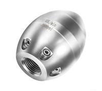 Buse de débouchage 3/8 NPT en acier inoxydable pour nettoyeur haute pression 3000 PSI - Kit nettoyage égouts avec 7 jets pour racines et graisses 60x45mm
