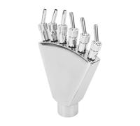 Buse de fontaine G1 en acier inoxydable, tête de pulvérisation pour fontaine, arroseur de jardin réglable à diffusion dynamique