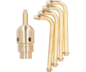 Buse de fontaine rotative, tête de pulvérisation d'eau en laiton à 4 bras, arroseur pour étang de jardin, cour intérieure, piscine, G1 pouce