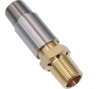 Buse de gaz 1/2 NPT en acier inoxydable pour chauffage de patio (2,25 mm) | Sortie BTU 4-6 W, double débit, chaleur réglable, combustion efficace, polyvalent