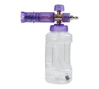 Buse de jet de mousse haute pression de 1 L pour lavage de voiture - Distributeur de savon réglable pour lave-linge compatible Karcher (C)