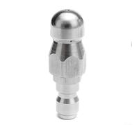 Buse de jet d'égout 1/4 Connecteur rapide pour nettoyeur haute pression Kit de jet d'égout en acier Buse de débouchage pour tuyau d'arrosage tuyaux de vidange Usage domestique