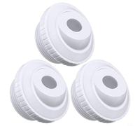 Buse de massage de piscine SP1419D avec design œil de taureau, jet d'eau puissant, contrôle de direction réglable pour piscine et, installation facile, blanc, 2,33 pouces (1 pièce)