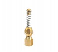 Buse de Nettoyage Canalisation 1/4"" - Jet Rotatif 3D | Laiton Inox | Pour Tuyaux, Éviers, Toilettes