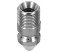 Buse de Nettoyage D’égout 3/8 Filet Mâle en Acier Inoxydable | Compacte, Usage Polyvalent, Nettoyage Haute Pression, pour Drains et Tubing, Applications Municipales et Commerciales