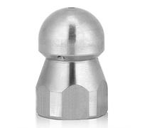 Buse de Nettoyage Jets d'eau et d'égout à Haute Pression Accessoire Laveuse en Acier Inoxydable pour Tuyauteur et Égouttoir 3/8in