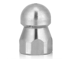 Buse de Nettoyage Jets d'eau et d'égout à Haute Pression Accessoire Laveuse en Acier Inoxydable pour Tuyauteur et Égouttoir 3/8in