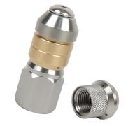 Buse de Nettoyage pour Nettoyeur Haute Pression 1/8" pour Kärcher Nilfisk Kränzle WAP, Buse Rotative Acier Inoxydable G1/8" Filetage Interne