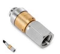 Buse de nettoyage rotative pour nettoyeur haute pression 1/8 IG | Buse rotative haute pression pour nettoyeur de tuyaux Kärcher Kränzle Nilfisk WAP, idéale pour le nettoyage des canalisations