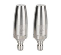 Buse de nettoyeur haute pression rotative en acier inoxydable, E | Buse à d ' eau rotative pour lavage extérieur de véhicule, insert en céramique, rinçage de Patio, tâches