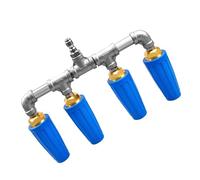 Buse de nettoyeur haute pression rotative Pistolet à eau ergonomique | Buse de jardin à raccord rapide Pour lavage auto, arrosage, jardinage, nettoyage cour, maison, balcon,
