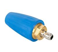 Buse de Nettoyeur Haute Pression Rotative Turbo Bleu pour Pavés et Briques | Céramique, Cuivre et Plastique, Jet Précis Puissant, Usage Bricolage Extérieur, Nettoyage Intensif