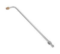 Buse de Nettoyeur Haute Pression Tige Coudée 90° 11,6mm Acier Inoxydable | Raccord Rapide, Angle D’eau 25°, Portée Étendue, Nettoyage des Gouttières et Murs, Cuivre