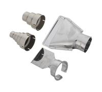 Buse de Pistolet Thermique 4 Pièces en Acier Inoxydable | Kit Accessoires, Compatible Vinyle et Pistolets Portatifs, Usage Bricolage, Format 9,30x8,50x3,35cm