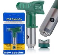 Rosfix Buse de Pulvérisation FFLP 214 - Basse Pression, 345 Bar, 50° | Largeur 10 cm | Pour Peintures Époxy | Accessoire pour Pistolet Airless | Certifié Haute Qualité