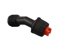 Buse de pulvérisation électrique de rechange pour pulvérisateur de jardin - 4 trous - Cône direct - Forme d'éventail - Matériau PP anti-âge - Filetage extérieur de 16 mm - Agriculture - Jardin