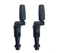Buse de rechange en angle de pulvérisation pour nettoyeur haute pression Karcher K2-K7 - Tête de rechange pour nettoyeur à jet Karcher avec angle de rotation à 360 degrés (2 pièces)