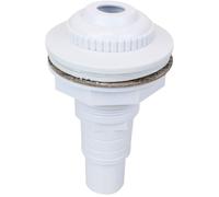 Buse de refoulement pour Piscine Hors Sol avec connecteur pour Tuyau 32 et 38 mm - Blanc-LIAIKI
