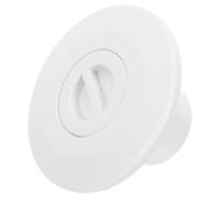 Buse de Retour de Piscine Enterrée en Plastique Blanc, Installation rapide | Raccord Intégré à Jet et Grille, Insert Direct, pour Murs Béton et Conduites Standard 11,8x11,8x7,8cm