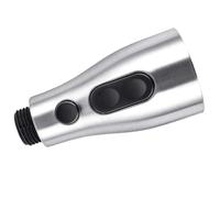 Buse de Robinet Cuisine Extractible à 3 Modes, Bouton Pause | Remplacement en PC ABS, Finition Nickel, pour Évier et Rinçage des Aliments Style Aléatoire