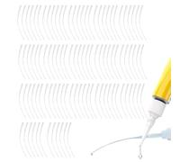 Buse de tube de goutte pour colle | Pointe aiguille compte-gouttes, buse de colle, applicateur de colle, outils à main de précision, tube de goutte pour quilling en cuir, loisirs créatifs