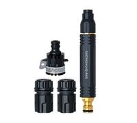 Buse de tuyau 3 modes : connexion anti-fuite, accessoire de nettoyage de jardin, tête de buse de tuyau pour fenêtre, verre de cuisine, fleurs, , arrosage de pelouse, durable, F