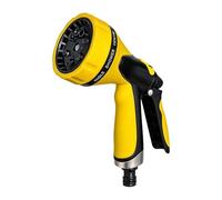 Buse de tuyau d'arrosage - 10 modes réglables - Arroseur robuste en matériau ABS pour extérieur, maison, terrasse, robinet, lavage, souffleur, machine, terrasse