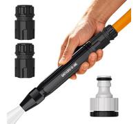 Buse De Tuyau D'Arrosage Haute Pression - avec Surpresseur 3 Jets Réglables - Buse d'eau Haute Pression Domestique pour Lavage Auto | pour Lavage Auto Irrigation Jardin arrosage Fleurs