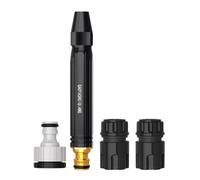 Buse de Tuyau d'Arrosage Haute Pression - Avec Surpresseur 3 Jets Réglables,Buse d'eau haute pression domestique pour lavage auto,Pour lavage auto irrigation jardin arrosage fleurs