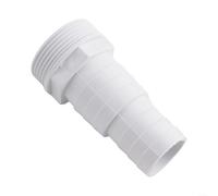Buse de tuyau de piscine avec filetage extérieur de 3,8 cm pour tubes de 32 mm et 38 mm - Connecteur de jet ABS