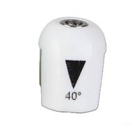Buse de tuyau haute pression 1/4 à connexion rapide en acier inoxydable pour lavage de voiture et nettoyage de terrasse - Pointe rouge 0 degré (blanc)