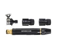 Buse de tuyau haute pression - Pistolet à eau de lavage de voiture, buse de nettoyeur haute pression robuste avec connecteur à connexion rapide, paramètres de pulvérisation réglables pour lavage de