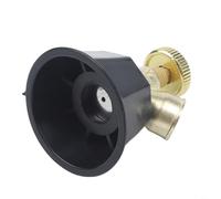 Buse de tuyau réglable en alliage de métal pour arrosage haute pression pour plantes et voiture Filetage britannique 5,4 x 4,6 cm