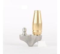 Buse de vidange d'égout turbo inversée pour nettoyeur haute pression, buse de nettoyage en laiton 3000 PSI avec connecteurs de 0,95 cm et 0,6 cm pour déboucher les tuyaux (1/4)