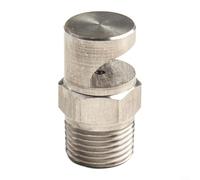 Buse d'eau en acier inoxydable avec 1,27 cm pour un ajustement BSP, offrant un angle de pulvérisation de 140 à 170 degrés pour une utilisation efficace du tuyau d'arrosage, l'irrigation de pelouse, la