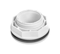 Buse d'entrée de piscine - Raccord de retour - Buse de remplissage de piscine hors sol - Raccord de retour 1 1/2" avec écrou de sécurité et joint pour Hayward SP1023 - Accessoire de piscine - Noir
