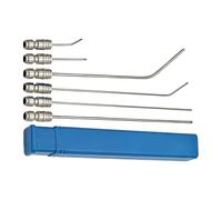 Buse d'extension pour nettoyeur haute pression 6 pièces en acier inoxydable | Pièces de rechange pour lave-linge à pression pour toits gouttières bas appartement entrée béton
