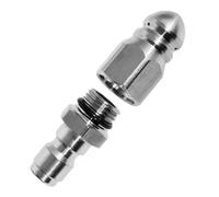 Buse Égout - 2,2 Pouces Jets Haute | Acier Inoxydable Buse Nettoyage - Embout de débouchage pression rapide 1/4 durable pour canalisations domestiques et industrielles, idéale pour drains et gouttière