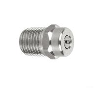 Buse en acier inoxydable en forme d'éventail 40 degrés haute pression pointe de nettoyeur NPT filetage 1/4 pour brosse de sol et équipement de lavage de voiture Argent 30 mm (buse 030)