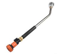 Buse en aluminium pour plantes de jardin avec sortie d'eau personnalisable, y compris brume de douche et jet droit pour une couverture précise (raccord de 2,5 cm)