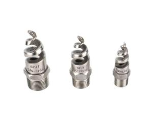 Buse en spirale, buse à filetage mâle en acier inoxydable 316L, anti-colmatage, pulvérisation de 60 à 170 degrés pour l'arrosage, le refroidissement, le lavage, la filtration 5pcs 1-1/4"