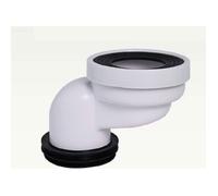 Buse Excentrique 10 cm PVC - Raccordement WC, Vidange Facile - 1 Pièce