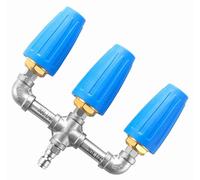 Buse haute pression 3-en-1, rotative à 360°, avec raccord rapide de 1/4 de pouce