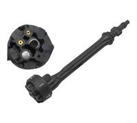 Buse haute pression 6 en 1 pour nettoyeur de voiture au lithium sans fil, matériau plastique épaissi, rotation à 360 °, motif de pulvérisation réglable pour lavage de voiture, arrosage de jardin et